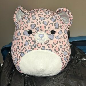 Squishmallow Dallas the Leopard Pink And Purple 12”
